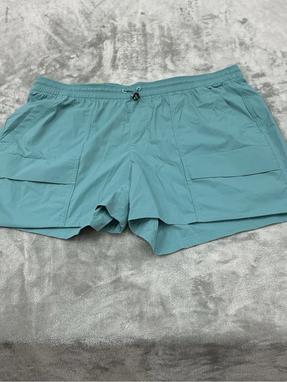 REI Co-Op Trailmade Shorts Women’s 1 XL Teal outdoor hiking breathable quick dry